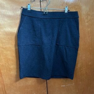 Brand new, loft, grey, medium skirt